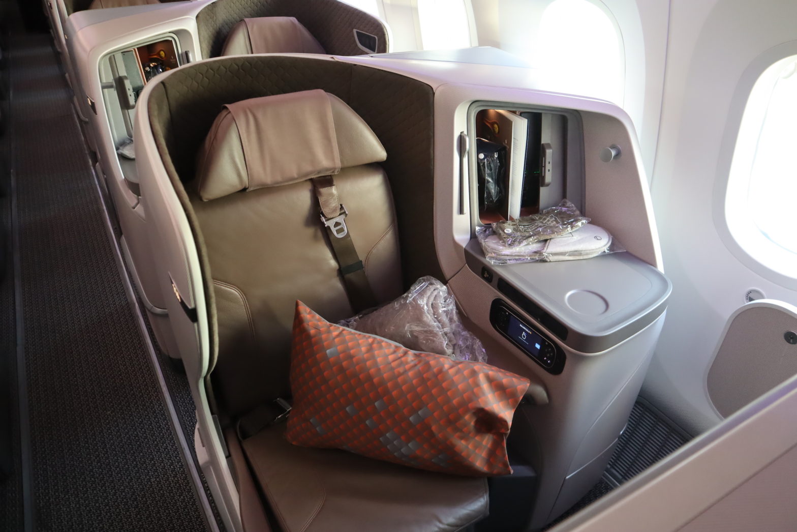 Singapore Airlines 787 Business Class 8