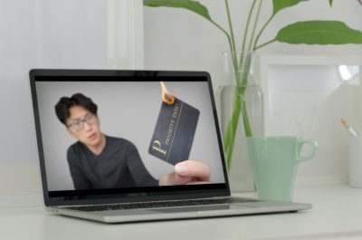 Tablet and laptop mockup of travel points