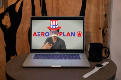 Design mockup of travel blog layout