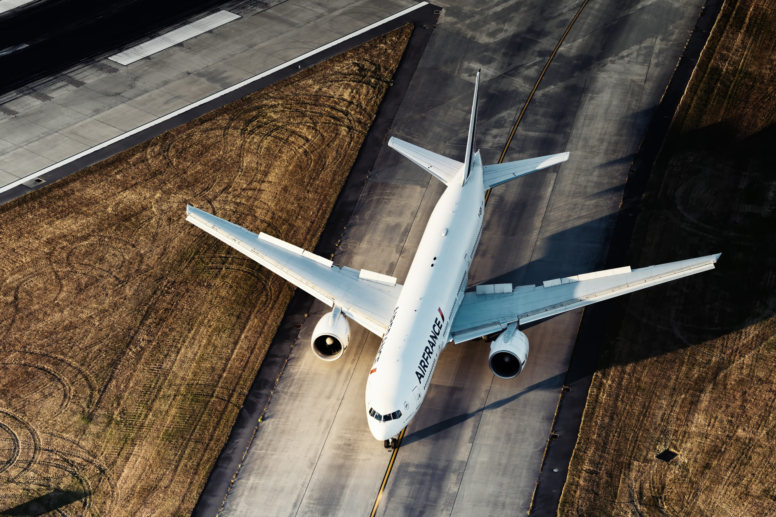 Air France Crop Aerial View