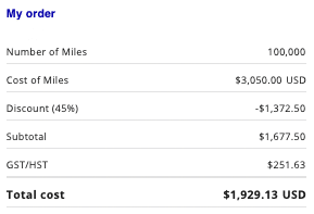 Buy Flying Blue Miles with a 45% Discount HST