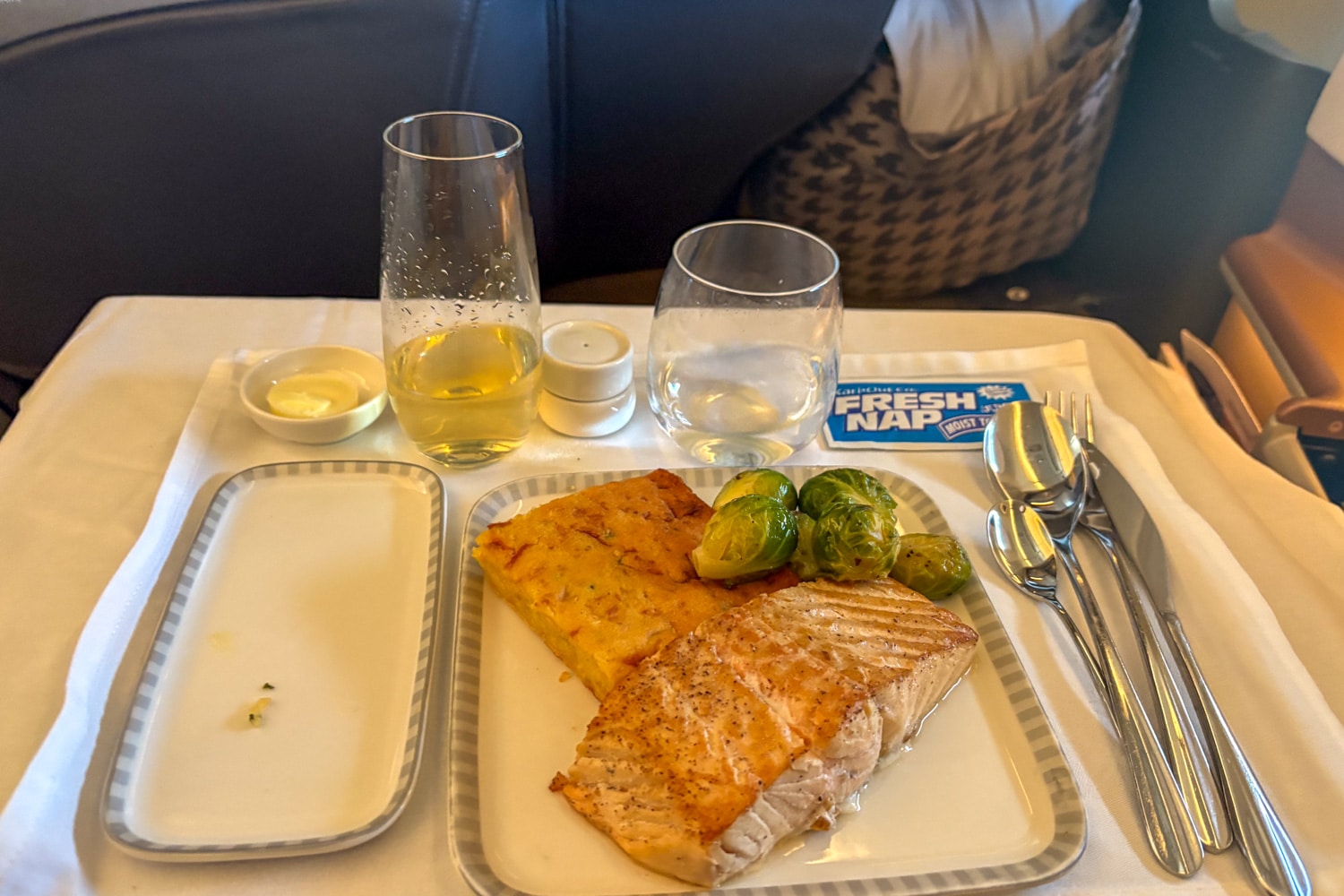 Singapore Airlines business class meal