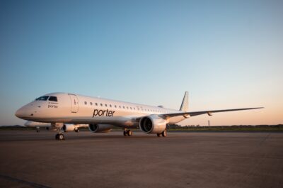 Porter Airlines E195 E2 Exterior 2 min