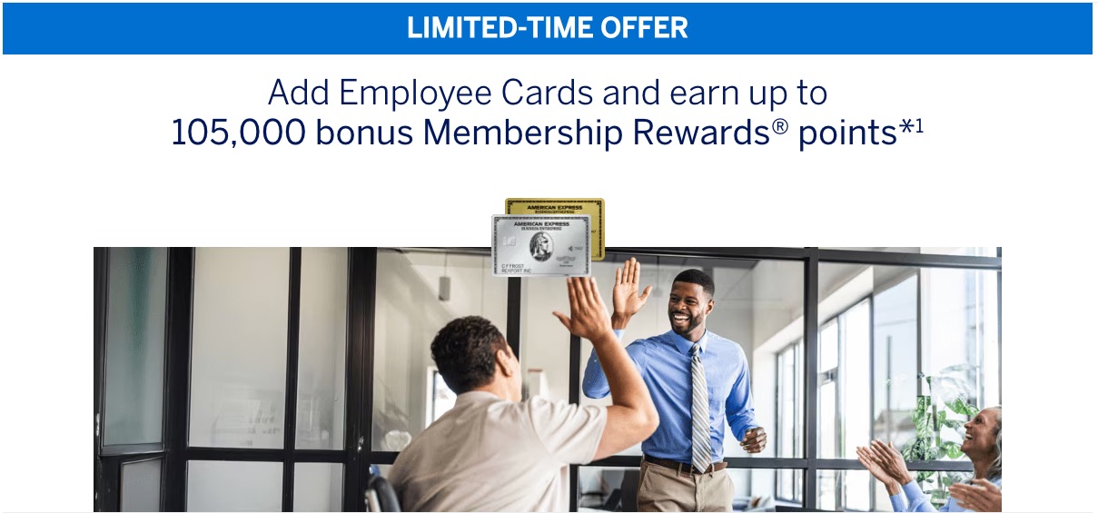 Employee Cards Business Platinum Card American Express Add Employee Offer