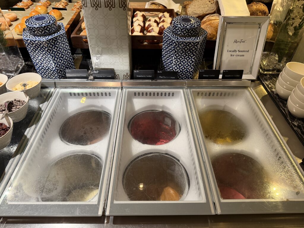 The Athenee Hotel Bangkok Breakfast Ice Cream